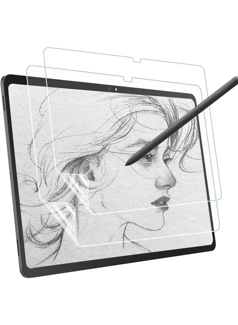 2Pcs Flexible Glass Paper Texture Feel Screen Protector for iPad Pro 12.9" (3rd /4th / 5th / 6th Gen), Anti Glare with Blue Light Filter - Image 1